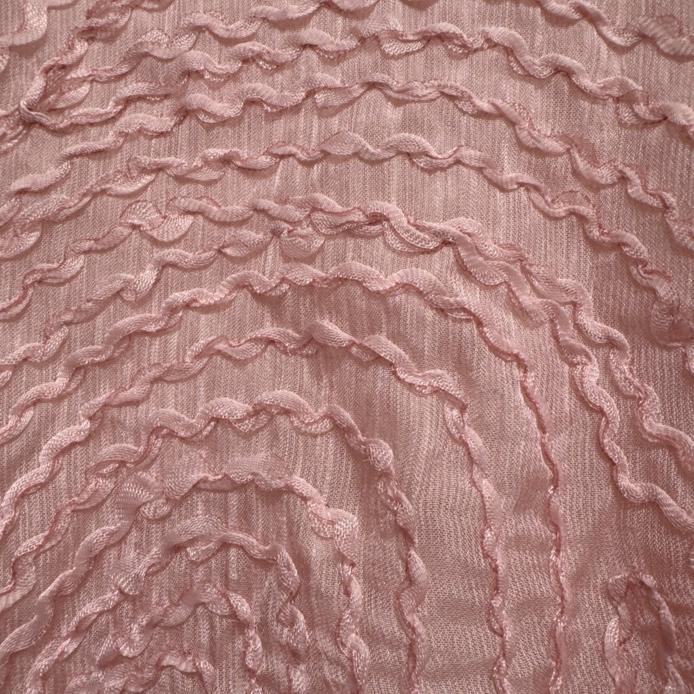LIMI Give You The Best Pink Peach Lined Dress‎ Korea Textured Poly Skirt Party - Picture 6 of 9
